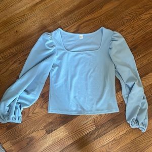 Long sleeve bubble shirt